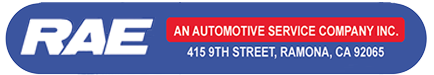 R A E an Automotive Service Co Inc Logo